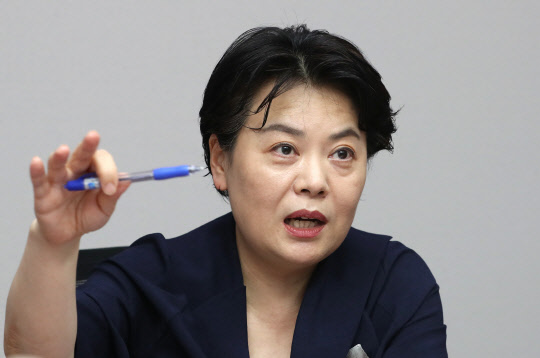 국민의힘 대권주자 일원인 윤희숙 의원이 지난 7월11일자로 연합뉴스와의 인터뷰를 하는 모습.연합뉴스